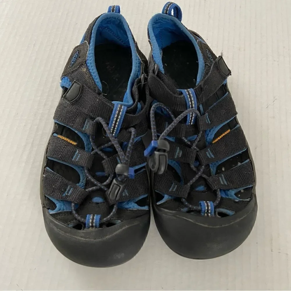 Keen‎ Newport H2 Kids Youth Sz 4 Blue Waterproof Sandals Unisex Hiking Shoes